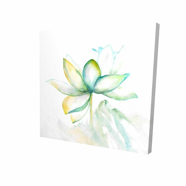 Fondo 16 x 16 in. Abstract Lotus Flower-Print on Canvas FO2795168